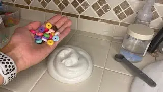 Removing fruit loops from my milk slime