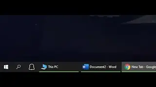 Tutorial - How to enable window names on the taskbar in Windows 10