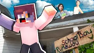 Я смог СБЕЖАТЬ от ЗЛЫХ РОДИТЕЛЕЙ В SCHOOLBOY RUNAWAY в MINECRAFT