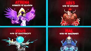 Neon Abyss - All Managers Boss Fights (Gameplay)