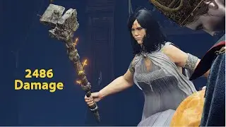 Elden Ring Marika's Hammer Max Damage Rennala Boss Fight