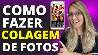 COMO FAZER COLAGEM de FOTOS no CELULAR ANDROID - PASSO A PASSO 2023
