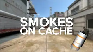 CS:GO - 7 Useful Smokes on Cache (outdated)