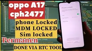 MDM LOCK OPPO A17 CPH2477 Usb only tanpa file