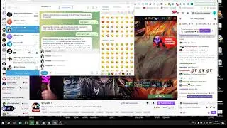 Отслеживания чата Twitch И отправки в телегу  1 Ч