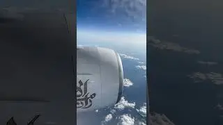 Flying with Emirates over Germany 🇩🇪 Beautiful Scenery