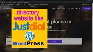 justdial website in WordPress|| WordPress listings website
