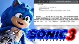 New Sonic Movie 3 Leaked Data With Official Credit & Website!