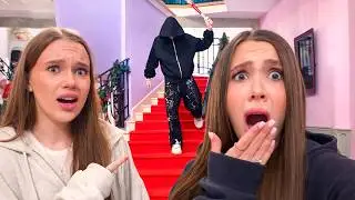 WE CAME FACE TO FACE WITH A ROBBER ON SET!! WE WERE SCARED!!