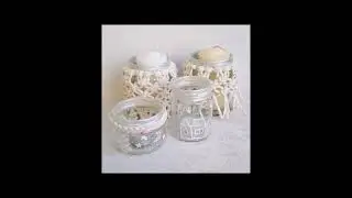 Подсвечники из банок своими руками. Подсвечники макраме