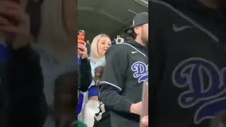 Dodgers Fan Runs On The Field To Propose To His Girlfriend But Gets CLOCKED By Security