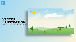 Vector illustration tutorial in pixellab || Graphic design in Pixellab - 03