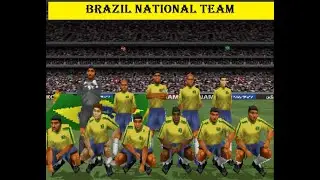 International League - Brazil vs Croatia - Winning Eleven 2002 - (Playstation 1) - Match 1