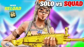 HIGH KILLS IN SOLO VS SQUADS (FORTNITE RELOAD)