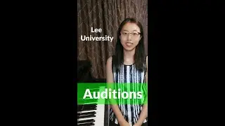 Lee University | Music Audition & Tips | Links in Description