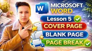 Microsoft Word Insert Tab Full Tutorial | Cover Page, Blank Page & Page Break (Step by Step)