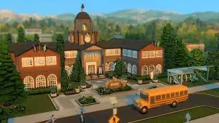 Public High School - Sims 4: High School Years Speedbuild (No CC)