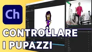 Adobe Character Animator | Controllare i Pupazzi Face e Body Tracking | Lez. 8