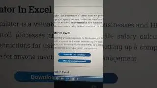 CTC Calculator Format Download in Excel  #exceltech #exceltips #excelworld
