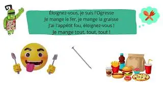 L'Ogresse👹😋|| Chansons enfants || Paroles et illustrations