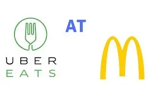 Picking up UberEats at McDonald's