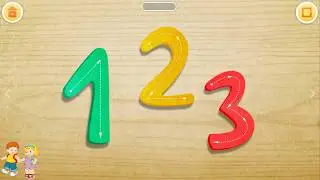 Learn counting numbers and write from 1 to 10 - Toy School Numbers