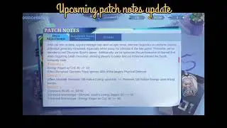 Update on patch notes; hero adjustment, Nerf, buff, nerf mana charge | releasing later #mlbb