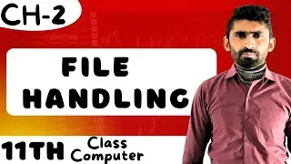 File handling in Python|Write - Read -Append Function|Chapter 2|Python Programing