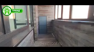 Отделка балкона кварцвинилом в Керчи