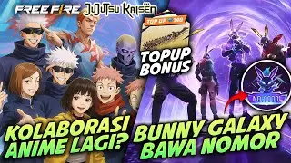 WOW, FREE FIRE FINALLY COLLAB WITH JUJUTSU KAIZEN? GALAXY BUNNY BUNDLE RELEASE & TOPUP BONUS INFO!