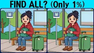 [Spot the Difference Brain Training] Can you spot all the slightly tricky differences?