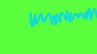 Scribble text green screen