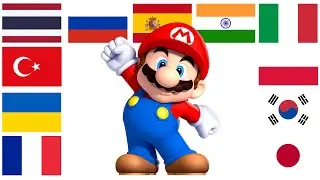 Super Mario in different languages meme