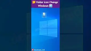 Simple Trick to Change Folder Icons in Windows 10 – DIY | #windowstricks #folderchange #shorts