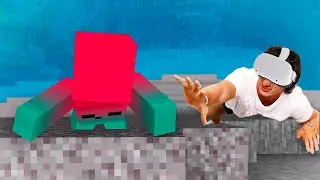 Minecraft Pro VS Cazador en la Vida Real