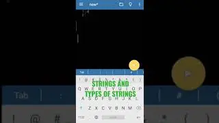 Strings and types of strings in python part 1 (Single and Mullins line strings)