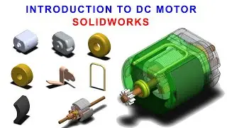 DC Motor In SolidWorks Tutorial In Hindi/Urdu | Introduction