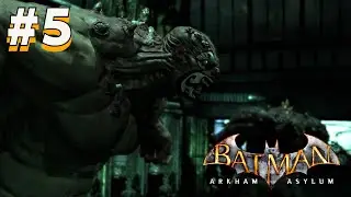 Batman Arkham Asylum PC Playthrough Part 5 | Upscaled Texture Mod | No Commentary