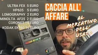 Caccia all'affare fotografico al mercatino dell' usato