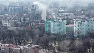 Полтава с высоты птичего полета 2024 год .