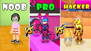BATTLE YOUTUBER NOOB vs PRO vs HACKER di PK XD INDONESIA !! Ft Fanny Tjandra & Pipin
