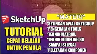 tutorial cepat belajar sketchup 