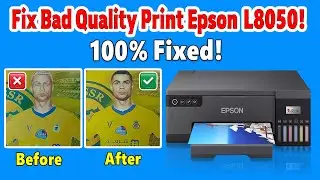 Epson L8050 Printer Fix: How to Resolve Black Ink Not Printing Issue - Step-by-Step Guide