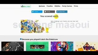 Catch the Pokémon  Quiz 2021 Answers 100%