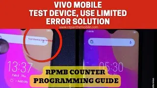 Vivo Y91i Test Device, Use Limited Error Solution