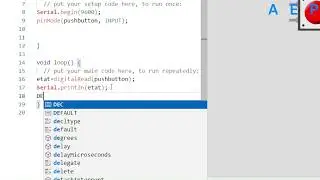 اردوينو(6) : البوش بوتون pushbutton + المقاومة الكهربائية الداخلية لمرابط أردوينو