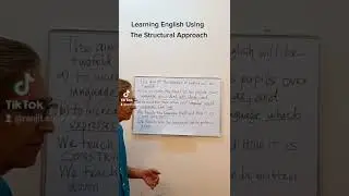 The aim of the teacher of English.