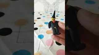 дрель мен из пластилина