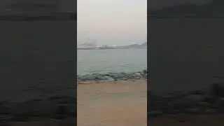 A beautiful view of  cornish khor fakkan sharjah