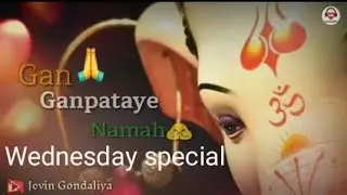 Jai Ganesh ekadanta dayavanta Char Bhuja Dhari WhatsApp status
